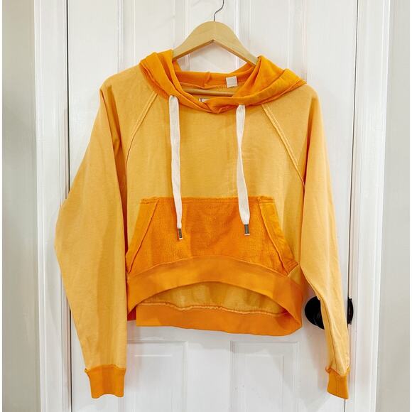 Women’s BDG Urban Outfitters Curved Hem Sweatshirt Orange XS - Picture 1 of 4